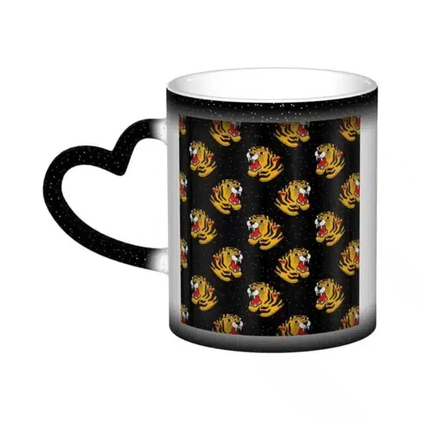 Tiger Black Traditional Mug